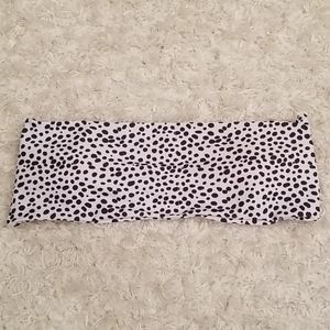 Fashion Nova Bandeau Spotted Bikini Top